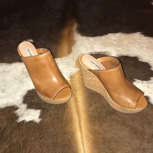 Steve Madden cork wedges